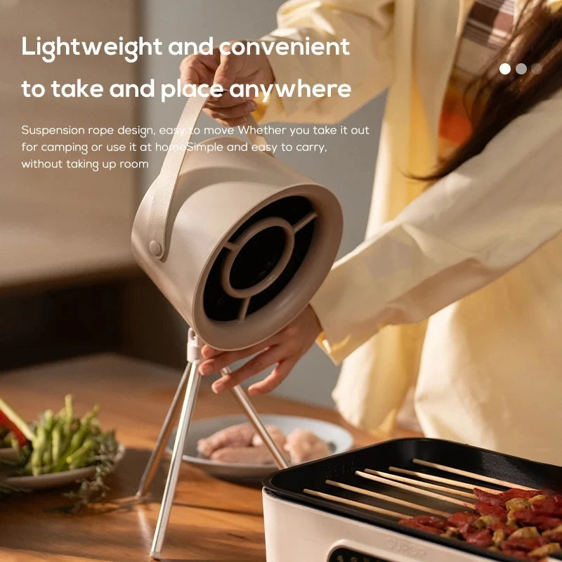 Portable Desktop Range Hood – USB Kitchen Exhaust Fan