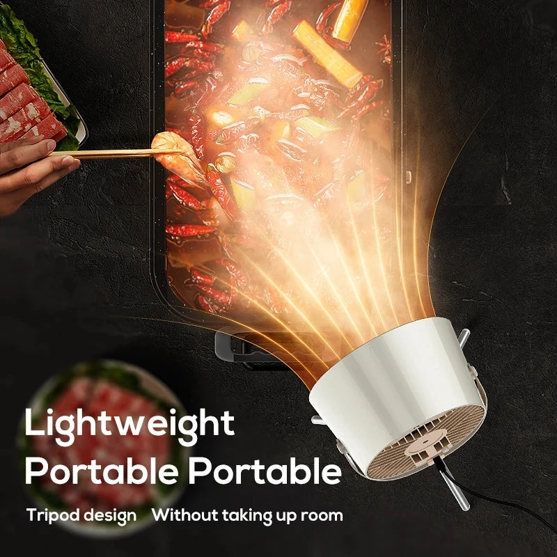 Portable Desktop Range Hood – USB Kitchen Exhaust Fan