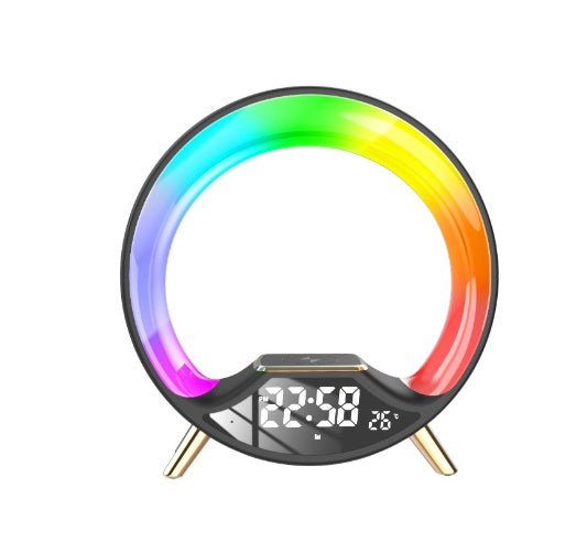 3-in-1 Wireless Charging Lamp – Bluetooth Speaker & LED Night Light