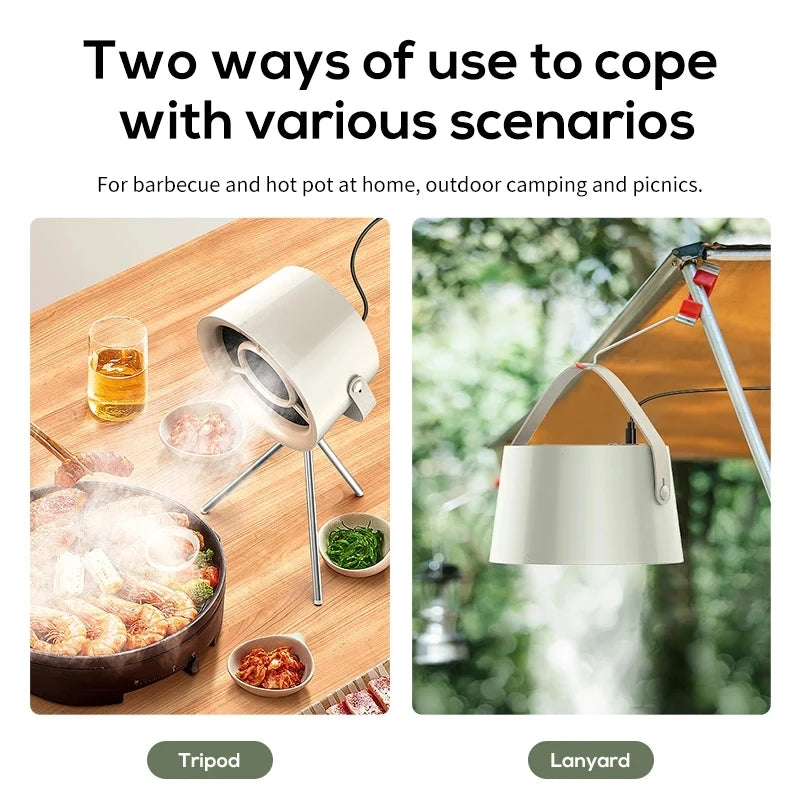 Portable Desktop Range Hood – USB Kitchen Exhaust Fan