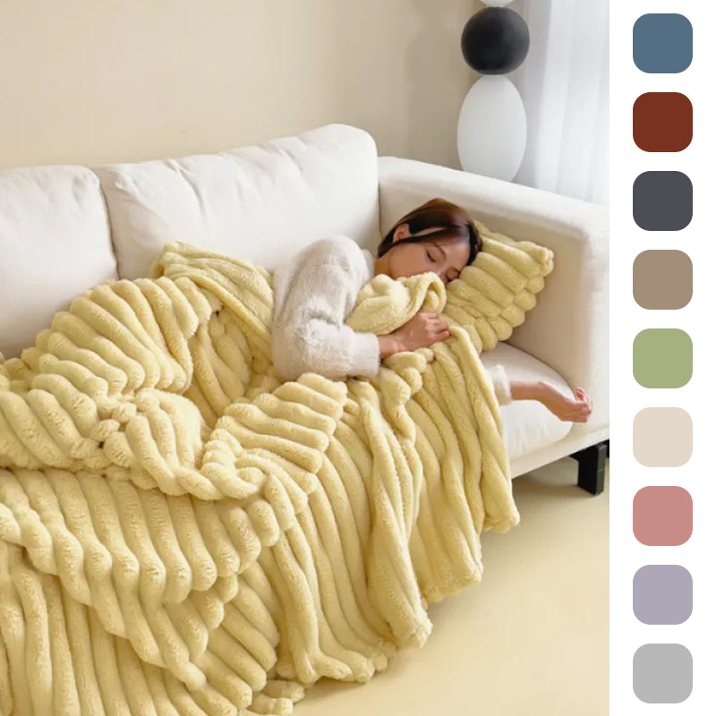 Luxury Double-Sided Faux Fur Blanket – Ultra Soft & Warm Throw