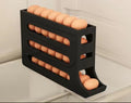Automatic Rolling Egg Holder for Refrigerator – 4 Layer Egg Organizer
