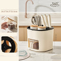 Large Capacity Kitchen Cutlery Holder – Spoon, Fork & Chopstick Organizer