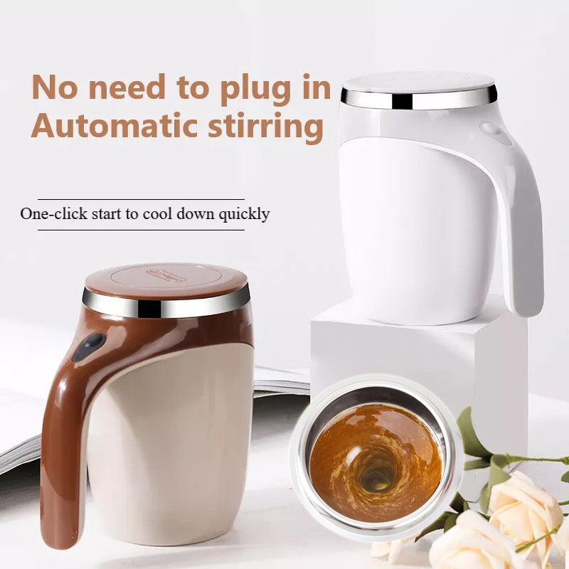 Rechargeable Self-Stirring Coffee Mug – Automatic Electric Mixing Cup